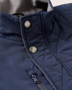 Johnnie-O Juno Quilted Snap Jacket (Navy)