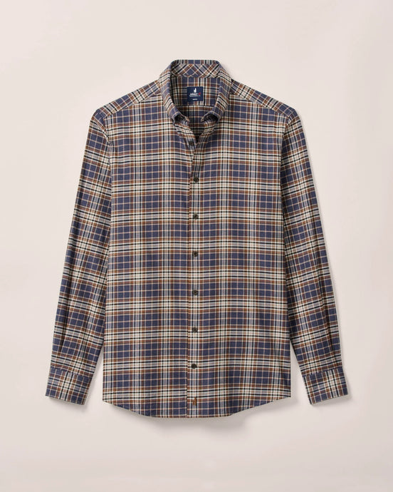 Johnnie-O Kamper Button Down Flannel Shirt