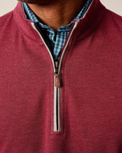 Johnnie-O Sully 1/4 Zip Pullover (Port)