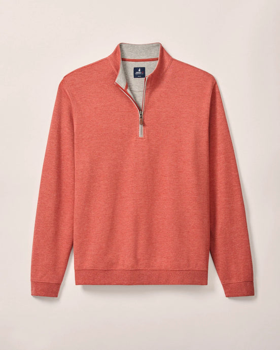 Johnnie-O Sully 1/4 Zip Pullover (Snapper)