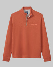 Quarter zip in tangerine orange
