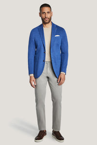 Jack Victor Blue Solid COMFORTWEAR™ Blazer
