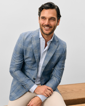 Johnnie-O Barney Sport Coat - Woven Window Pane | Malibu