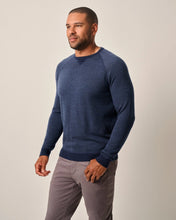 Johnnie-O Boggs Merino Wool Crewneck Sweater (Navy)