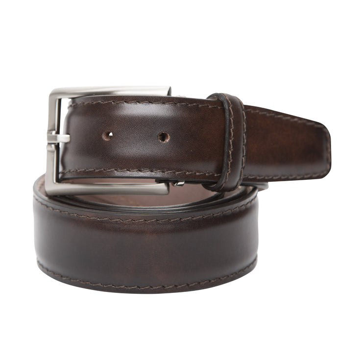 LEN Italian Marble Calf 40mm Belt (Espresso)
