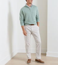 Peter Millar Signature Sateen Flat Front Pant | Stone