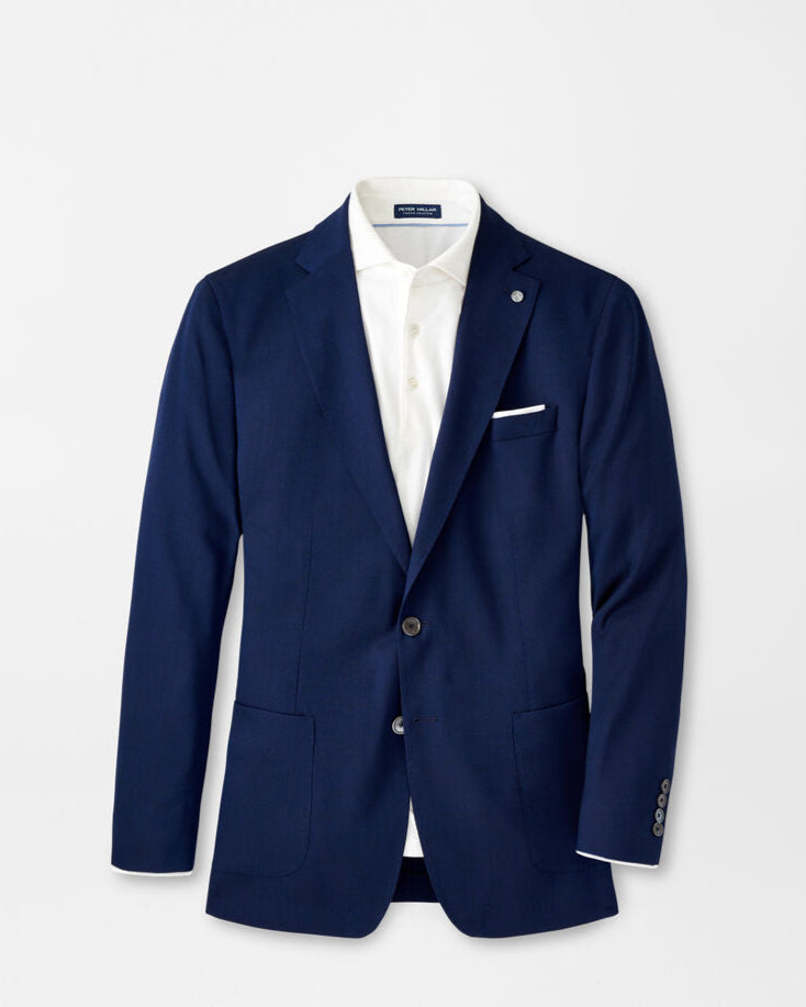 Navy 2-button blazer