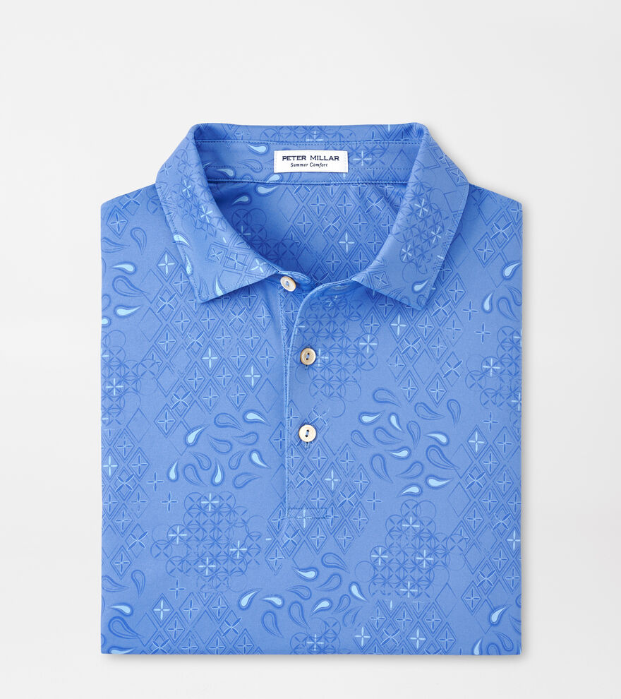 Peter Millar Geo Paisley Performance Polo