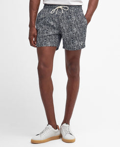 Barbour Braithwell Palm-Print Swim Shorts