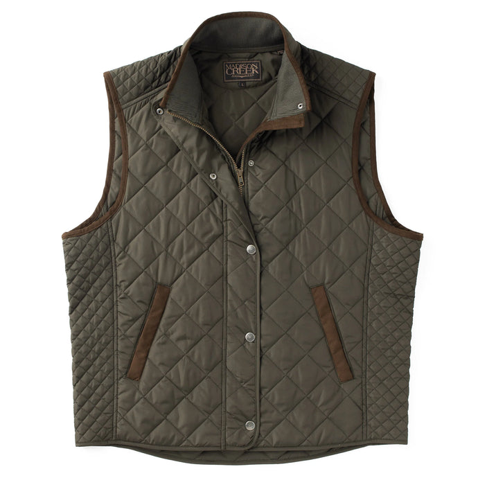 MADISON CREEK OUTFITTERS Greenville Quilted Nylon Vest (Loden)