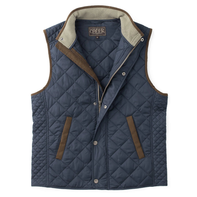 MADISON CREEK OUTFITTERS Greenville Quilted Nylon Vest (Navy)
