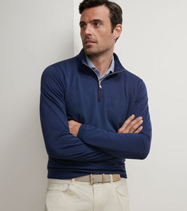 Peter Millar Albatross Cotton-Blend Piqué Quarter-Zip