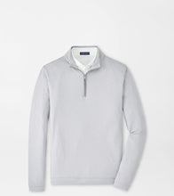Peter Millar Albatross Pique Quarter Zip (Gale Grey)
