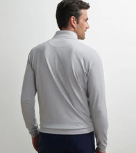 Peter Millar Albatross Pique Quarter Zip (Gale Grey)