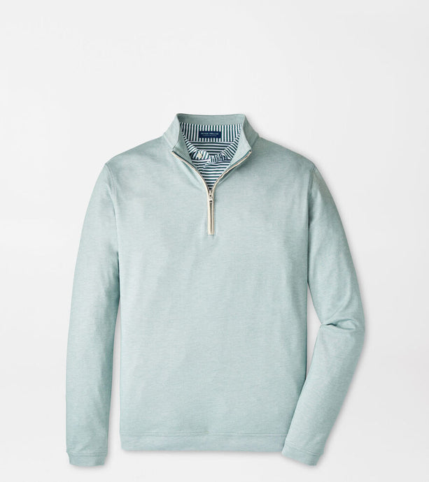 Peter Millar Albatross Pique Quarter Zip (Sherwood)