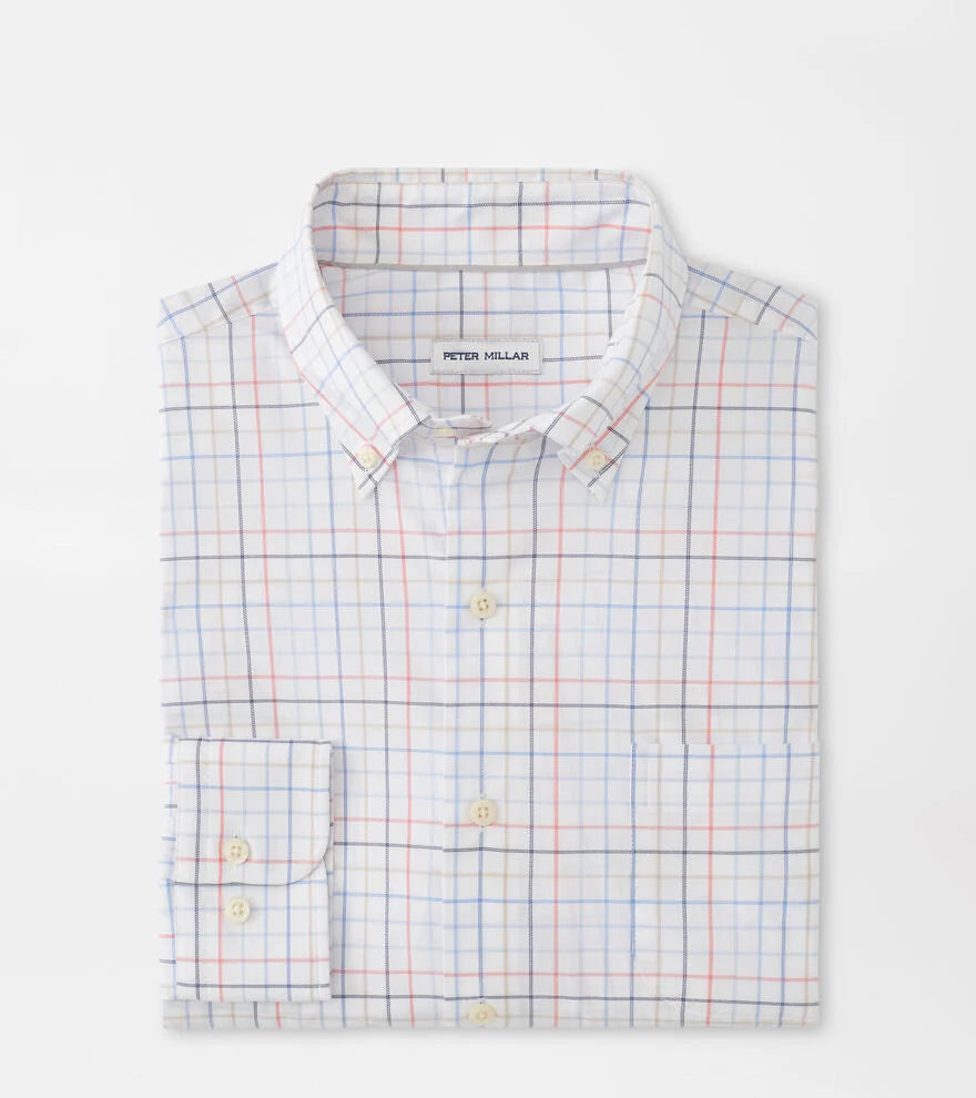 Peter Millar Allen Crown Lite Cotton Sport Shirt