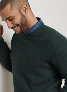 Peter Millar Autumn Crest Honeycomb Sweater (Nordic Pine)