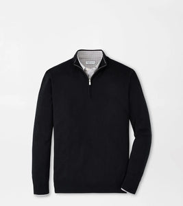 Peter Millar Autumn Crest Quarter Zip (Black)