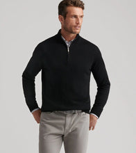 Peter Millar Autumn Crest Quarter Zip (Black)