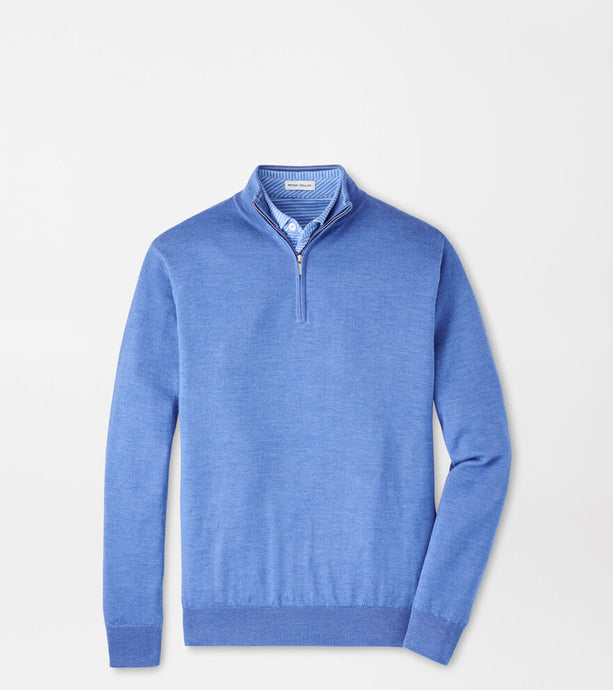 Peter Millar Autumn Crest Quarter Zip (Evening Tide)