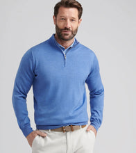 Peter Millar Autumn Crest Soft Quarter-Zip (Evening Tide)