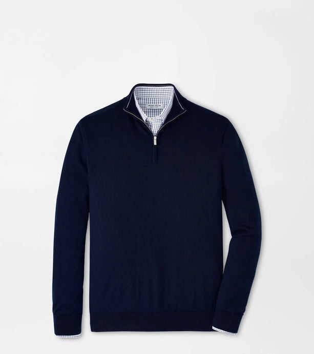 Peter Millar Autumn Crest Quarter Zip (Navy)