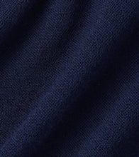 Peter Millar Autumn Crest Soft Merino Wool Quarter Zip (Navy)