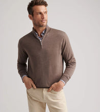 Peter Millar Autumn Crest Quarter Zip (Poplar Brown)