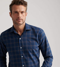 Peter Millar Bar Harbor Flannel Sport Shirt (Blue Haze)