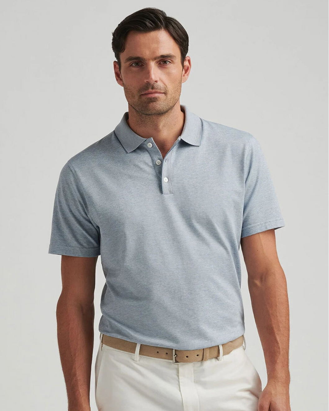 Peter Millar Barnes Knit Polo (Angelite)