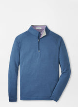 Peter Millar Beaumont Performance Quarter Zip (Blue Haze)