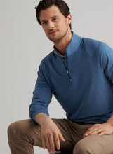 Peter Millar Beaumont Performance Quarter Zip (Blue Haze)