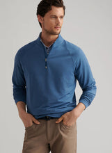 Peter Millar Beaumont Performance Quarter Zip (Blue Haze)