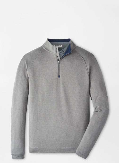 Peter Millar Beaumont Performance Quarter Zip (Oslo Grey)