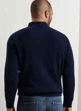 Peter Millar Brant Button Mock Sweater (Navy)