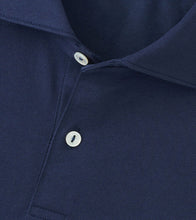 Peter Millar Albatross Cotton Pique Polo (Navy)
