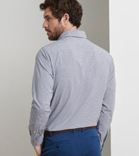 Peter Millar Porter Performance Poplin Shirt (Nebula Blue)