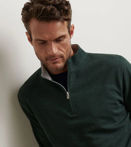 Peter Millar Crown Comfort Pullover (Deep Verdant)