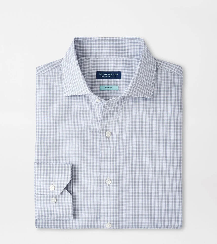 Peter Millar Torino Cotton Sport Shirt (Nebula Blue)
