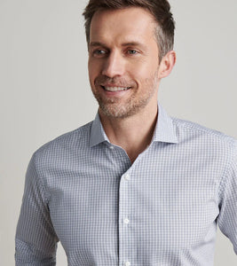 Peter Millar Torino Cotton Sport Shirt (Nebula Blue)