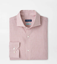 Peter Millar Torino Cotton Sport Shirt (Red Rouge)