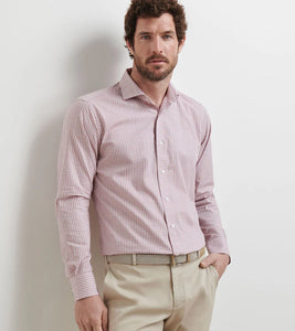 Peter Millar Torino Cotton Sport Shirt (Red Rouge)
