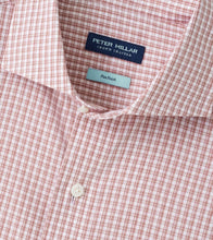 Peter Millar Torino Cotton Sport Shirt (Red Rouge)