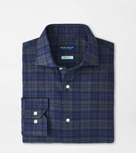 Peter Millar Trentino Italian Flannel Sport Shirt (Navy)