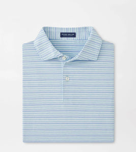 Peter Millar Cadence Performance Jersey Polo (Blue Spruce)