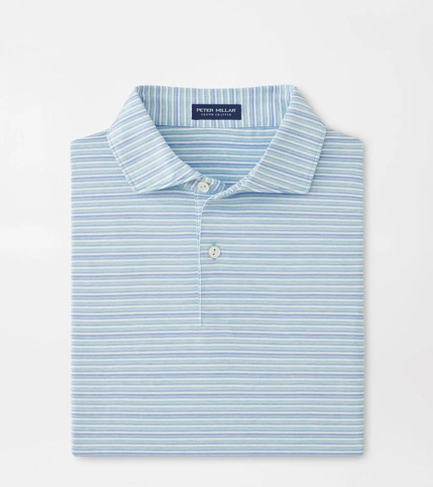 Peter Millar Cadence Performance Jersey Polo (Blue Spruce)
