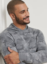 Peter Millar Camo Popover Hoodie (Gale Grey)