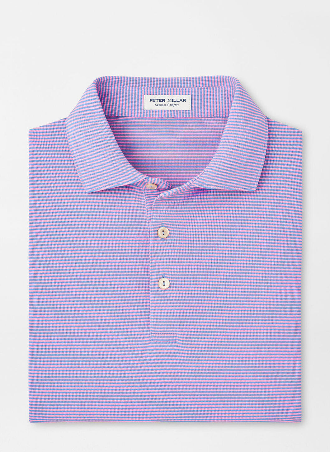 Peter Millar Candor Performance Mesh Polo (Blue Sea)