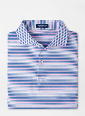 Peter Millar Chase Performance Jersey Polo (Lunar Blue)