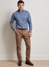 Peter Millar Corduroy Flat Front Trouser (Poplar Brown)